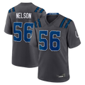 Cooneas IN.Colts #56 Quenton Nelson Anthracite 2026 Rivalries Collection Game Stitched Jerseys