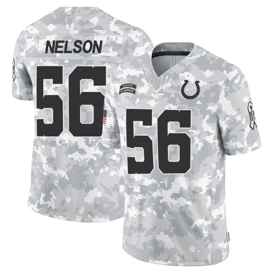Cooneas IN.Colts #56 Quenton Nelson Player Arctic Camo Salute to Service Limited Stitched Jerseys