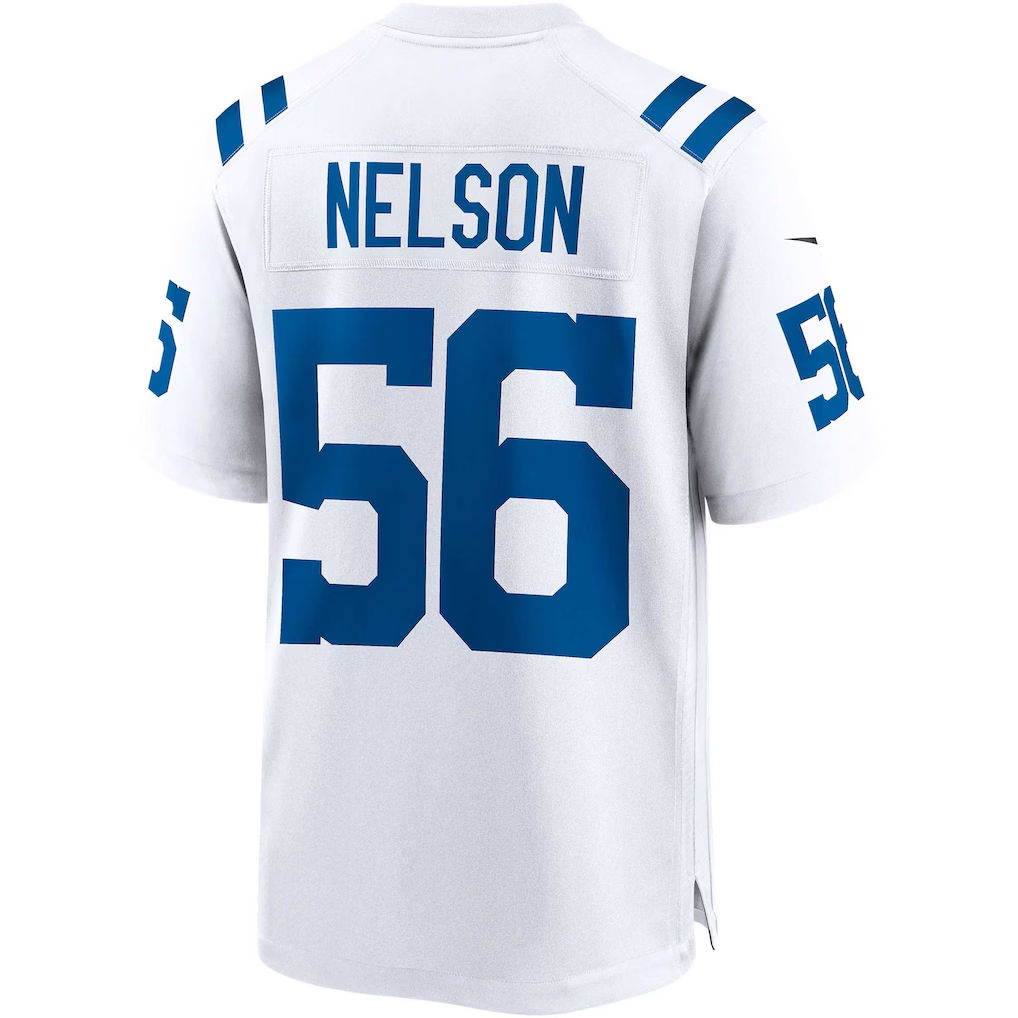 Cooneas IN.Colts #56 Quenton Nelson White Game Player Stitched Jerseys