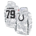 Cooneas IN.Colts #79 Bernhard Raimann Player Arctic Camo Salute to Service Hoodies Limited Game Stitched Jerseys