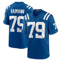 Cooneas IN.Colts #79 Bernhard Raimann Player Royal Home Game Stitched Jerseys