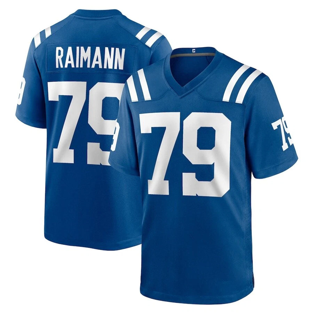 Cooneas IN.Colts #79 Bernhard Raimann Player Royal Home Game Stitched Jerseys