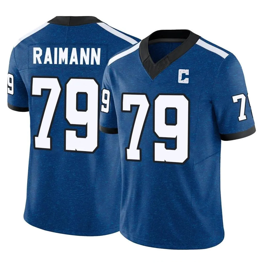 Cooneas IN.Colts #79 Bernhard Raimann Player Royal Limited Indiana Nights Alternate Vapor F.U.S.E. Home Game Stitched Jerseys