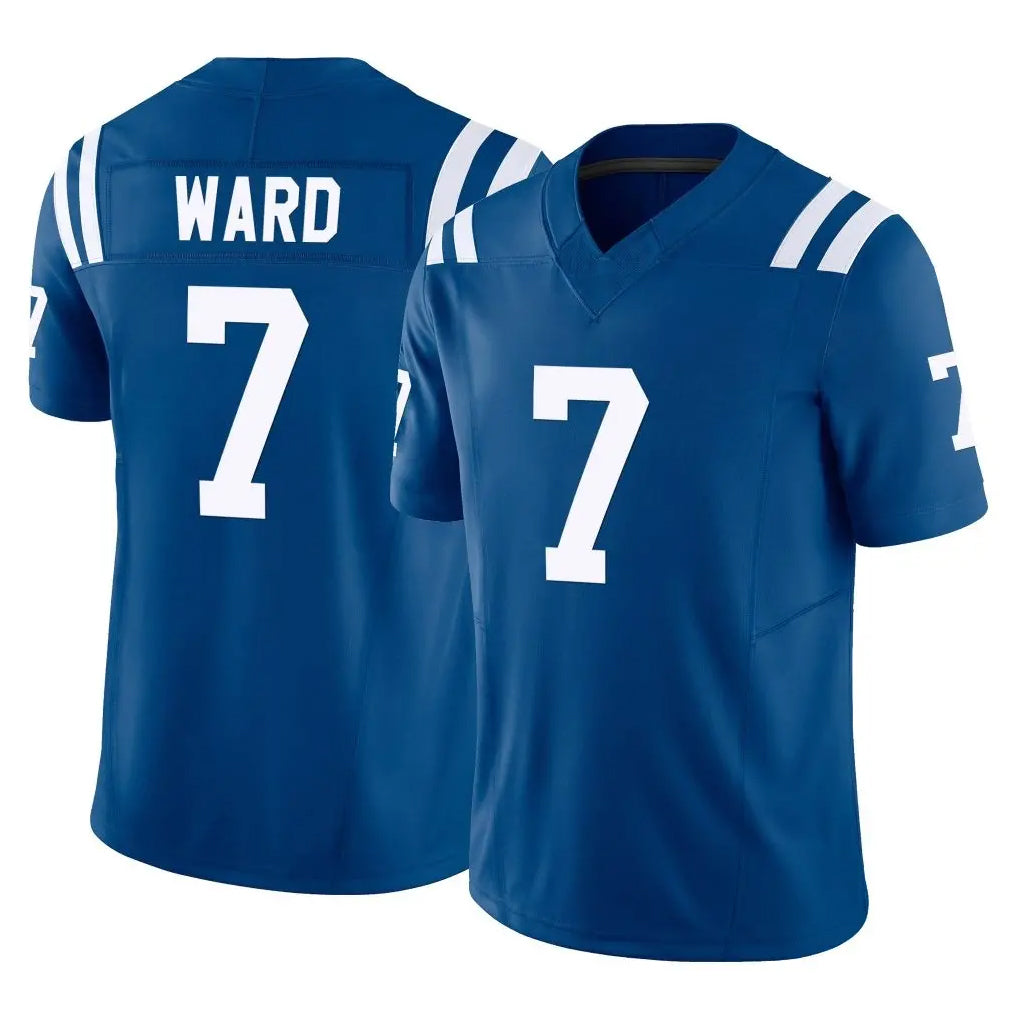 Cooneas IN.Colts #7 Charvarius Ward Sr. Player Royal Limited Vapor F.U.S.E. Home Game Stitched Jerseys
