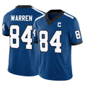 Cooneas IN.Colts #84 Tyler Warren Player Limited Indiana Nights Alternate Vapor F.U.S.E. Royal Stitched Jerseys