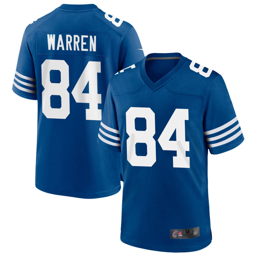 Cooneas IN.Colts #84 Tyler Warren Player Royal Limited Game Stitched Jerseys