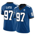 Cooneas IN.Colts #97 Laiatu Latu Player Royal Limited Indiana Nights Alternate Vapor F.U.S.E. Home Game Stitched Jerseys