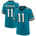 Cooneas J.Jaguars #11 Parker Washington Player Teal Prowler Throwback Stitched Jerseys