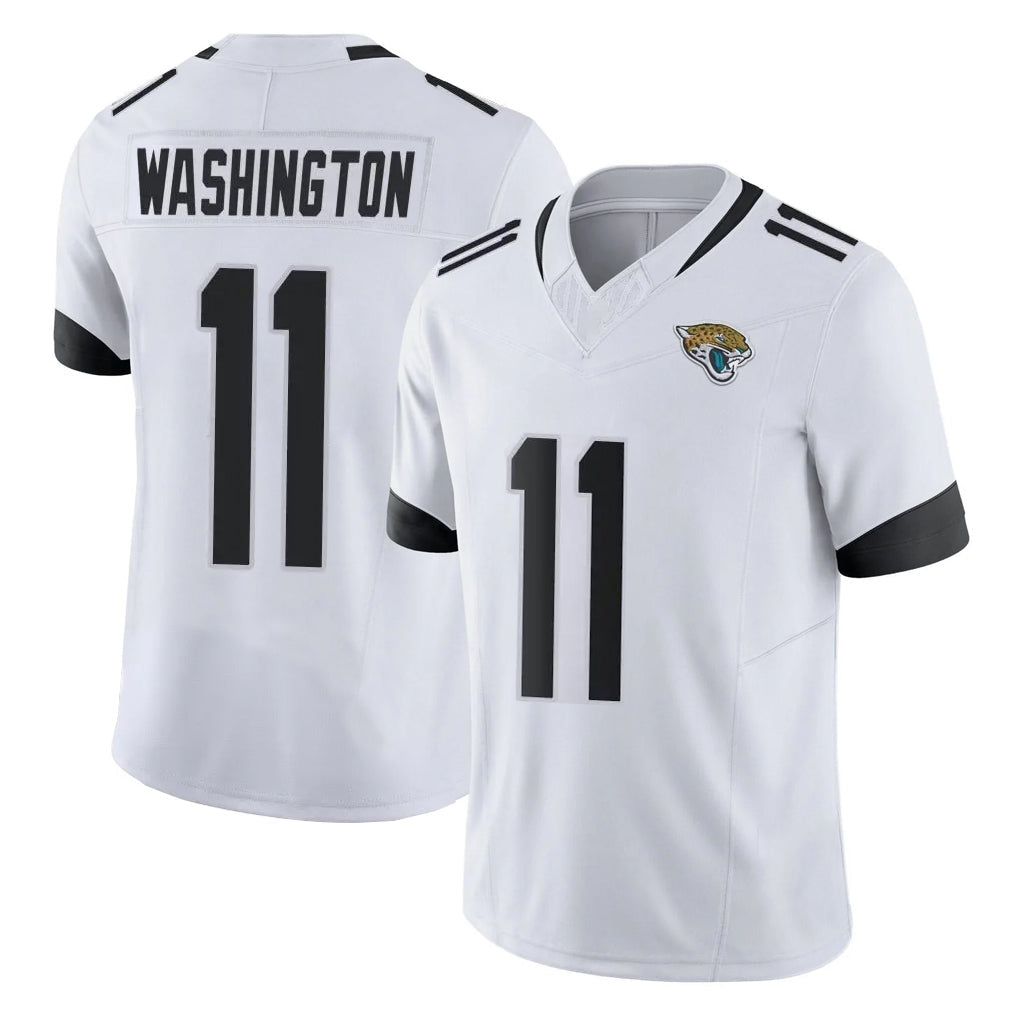 Cooneas J.Jaguars #11 Parker Washington Player White Vapor F.U.S.E. Limited Home Game Stitched Jerseys