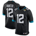 Cooneas J.Jaguars #12 Travis Hunter Player Black Replica Game Stitched Jerseys