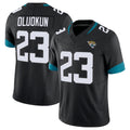 Cooneas J.Jaguars #23 Foyesade Oluokun Player Black Vapor F.U.S.E. Limited Home Game Stitched Jerseys
