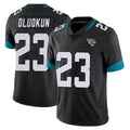 Cooneas J.Jaguars #23 Foyesade Oluokun Player Black Vapor Untouchable Limited Home Game Stitched Jerseys