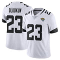 Cooneas J.Jaguars #23 Foyesade Oluokun Player White Vapor Untouchable Limited Home Game Stitched Jerseys