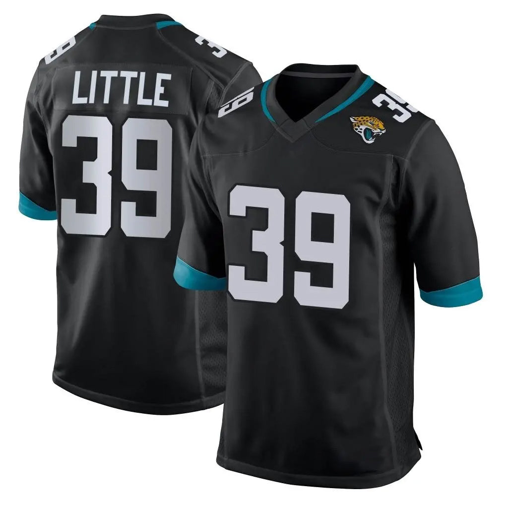 Cooneas J.Jaguars #39 Cam Little Player Black Home Game Stitched Jerseys