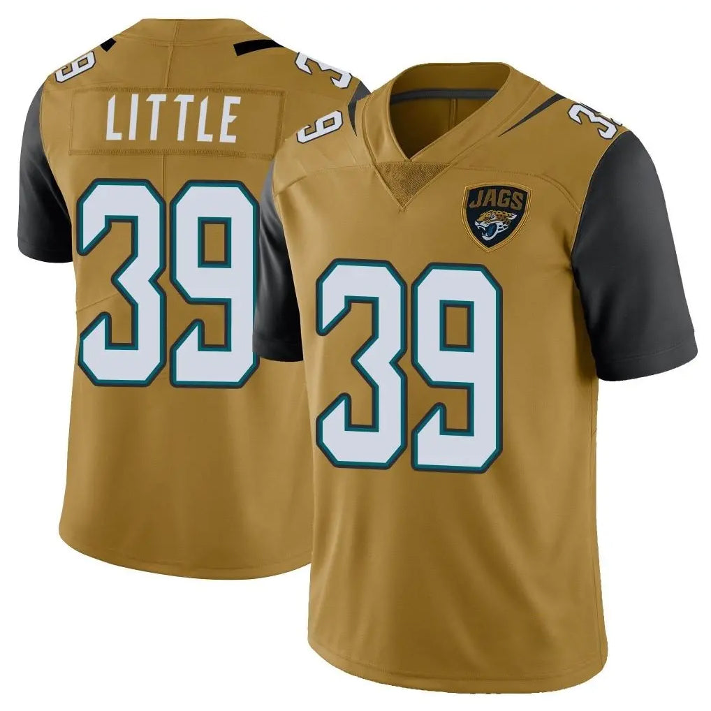 Cooneas J.Jaguars #39 Cam Little Player Gold Vapor Limited Home Game Stitched Jerseys