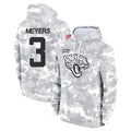 Cooneas J.Jaguars #3 Jakobi Meyers Player Arctic Camo Salute to Service Hoodies Limited Game Stitched Jerseys