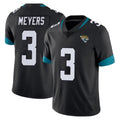 Cooneas J.Jaguars #3 Jakobi Meyers Player Black Vapor Untouchable Limited Home Game Stitched Jerseys