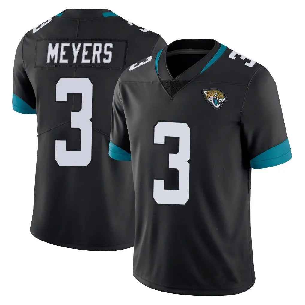 Cooneas J.Jaguars #3 Jakobi Meyers Player Black Vapor Untouchable Limited Home Game Stitched Jerseys