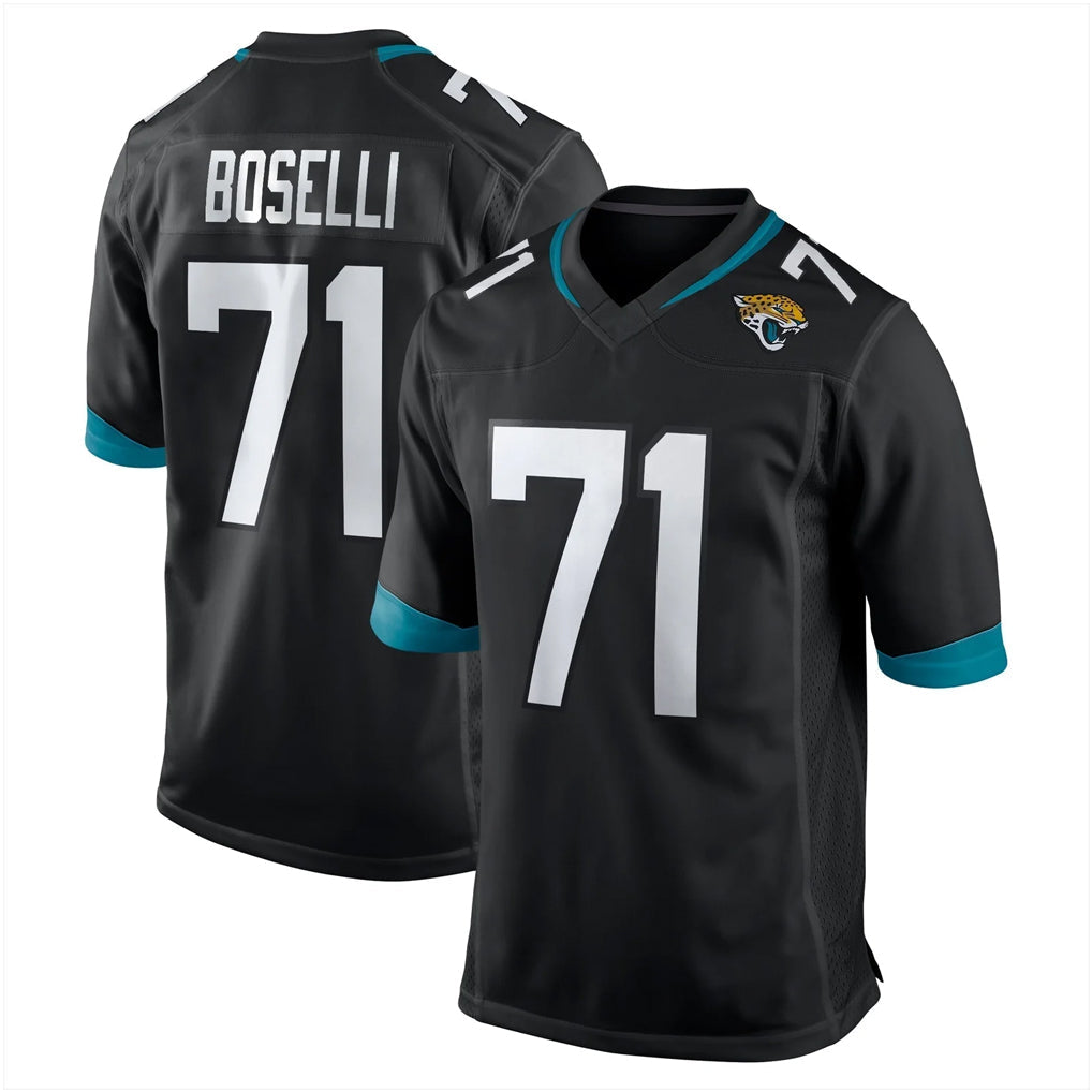 Cooneas J.Jaguars #71 Tony Boselli?Player Black Home Game Stitched Jerseys