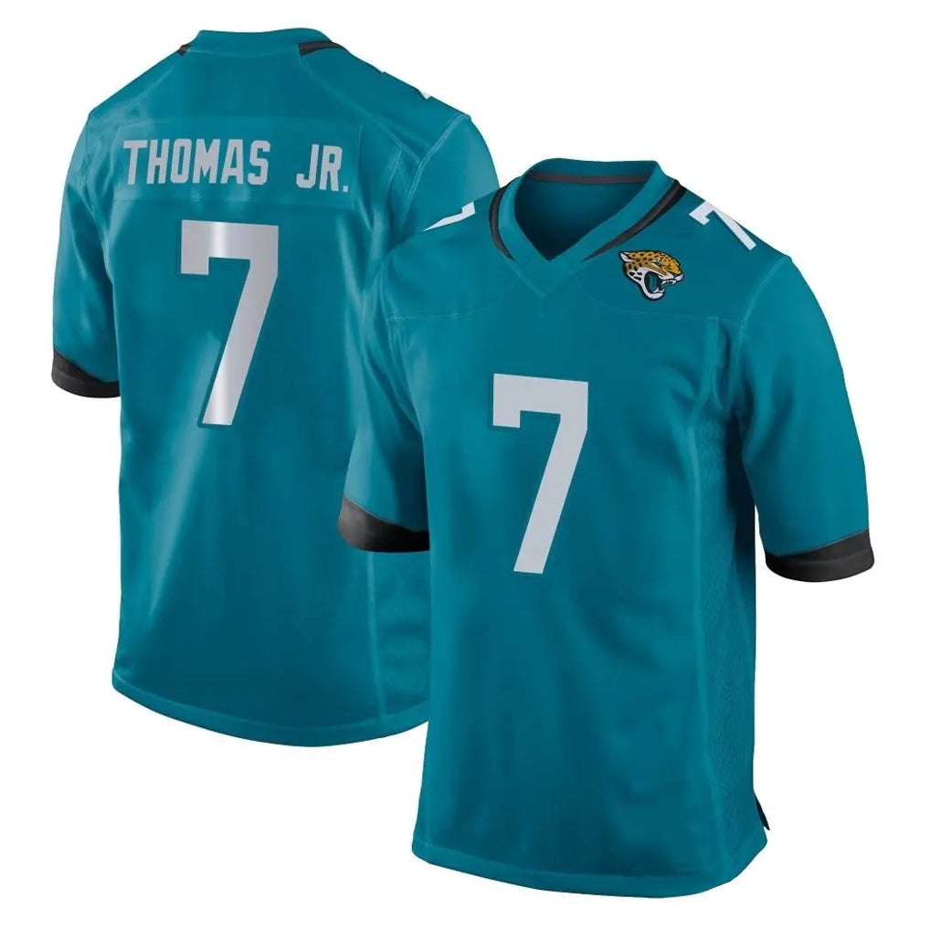 Cooneas J.Jaguars #7 Brian Thomas Jr. Player Teal Home Game Stitched Jerseys