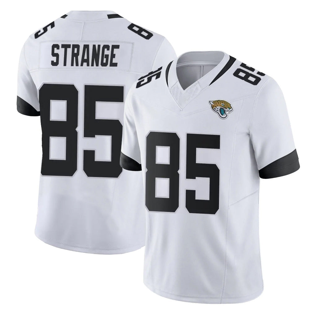 Cooneas J.Jaguars #85 Brenton Strange Player White Vapor F.U.S.E. Limited Home Game Stitched Jerseys
