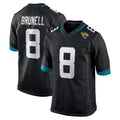 Cooneas J.Jaguars #8 Mark Brunell?Player Black Home Game Stitched Jerseys