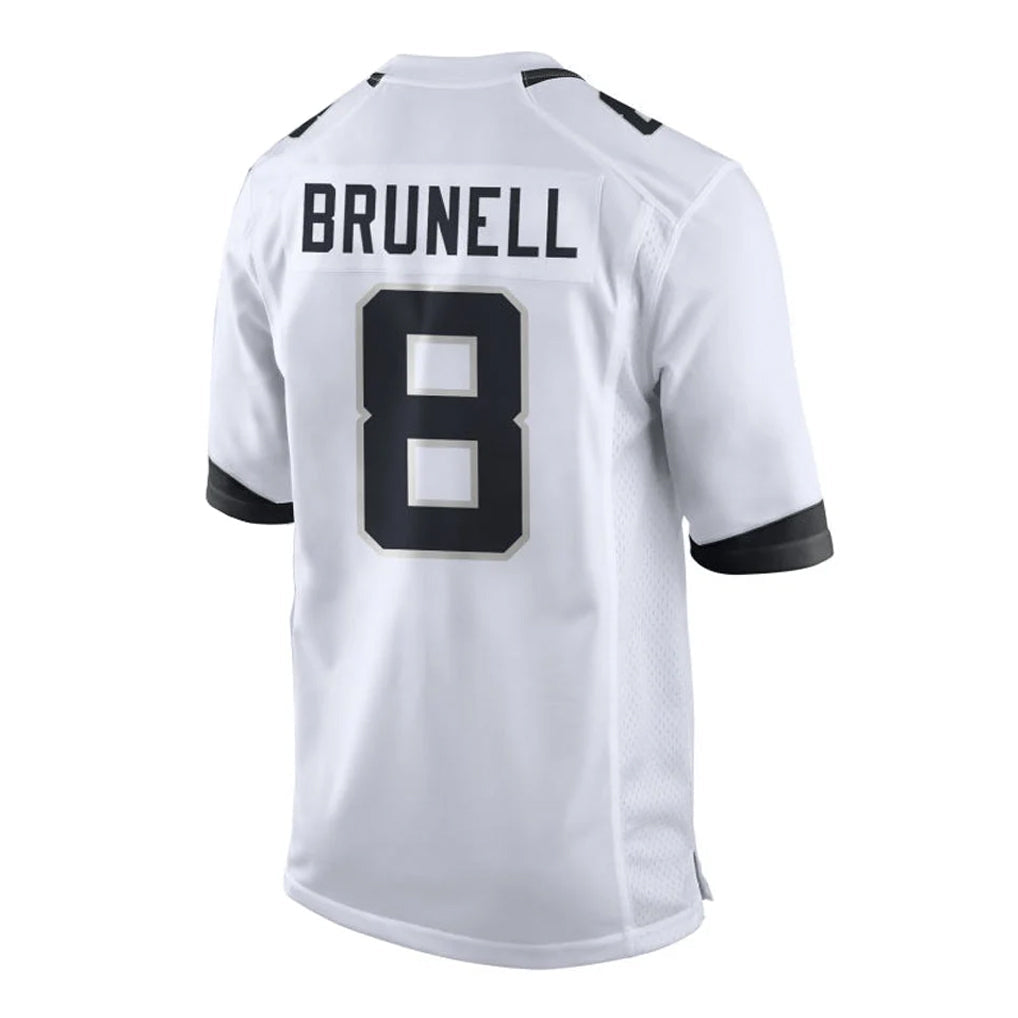 Cooneas J.Jaguars #8 Mark Brunell?Player White Home Game Stitched Jerseys