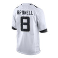Cooneas J.Jaguars #8 Mark Brunell?Player White Home Game Stitched Jerseys