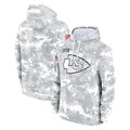 Cooneas KC.Chiefs Arctic Camo Salute to Service Hoodies Limited Game Blank Player Stitched Jerseys