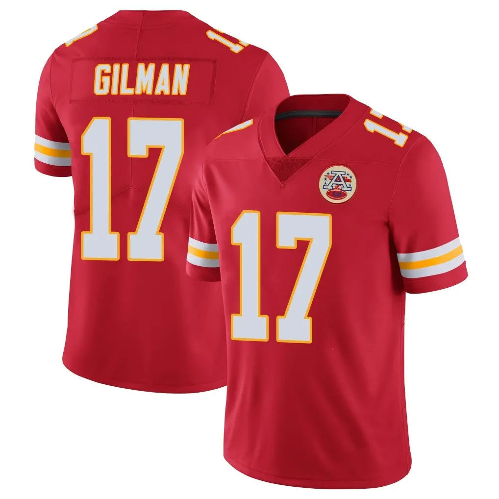 Cooneas KC.Chiefs #17 Alohi Gilman Player Red Limited Vapor Untouchable Home Game Stitched Jerseys