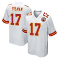 Cooneas KC.Chiefs #17 Alohi Gilman Player White Home Game Stitched Jerseys