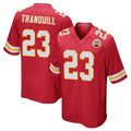 Cooneas KC.Chiefs #23 Drue Tranquill Player Red Home Game Stitched Jerseys