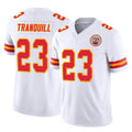 Cooneas KC.Chiefs #23 Drue Tranquill Player White Limited Vapor F.U.S.E. Home Game Stitched Jerseys