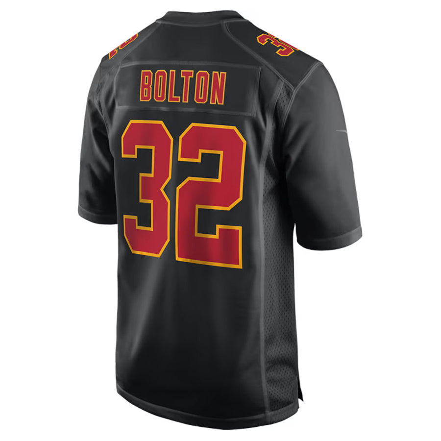 Cooneas KC.Chiefs #32 Nick Bolton Player Black Fashion Game Stitched Jerseys