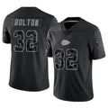 Cooneas KC.Chiefs #32 Nick Bolton Player Black RFLCTV Limited Stitched Jerseys