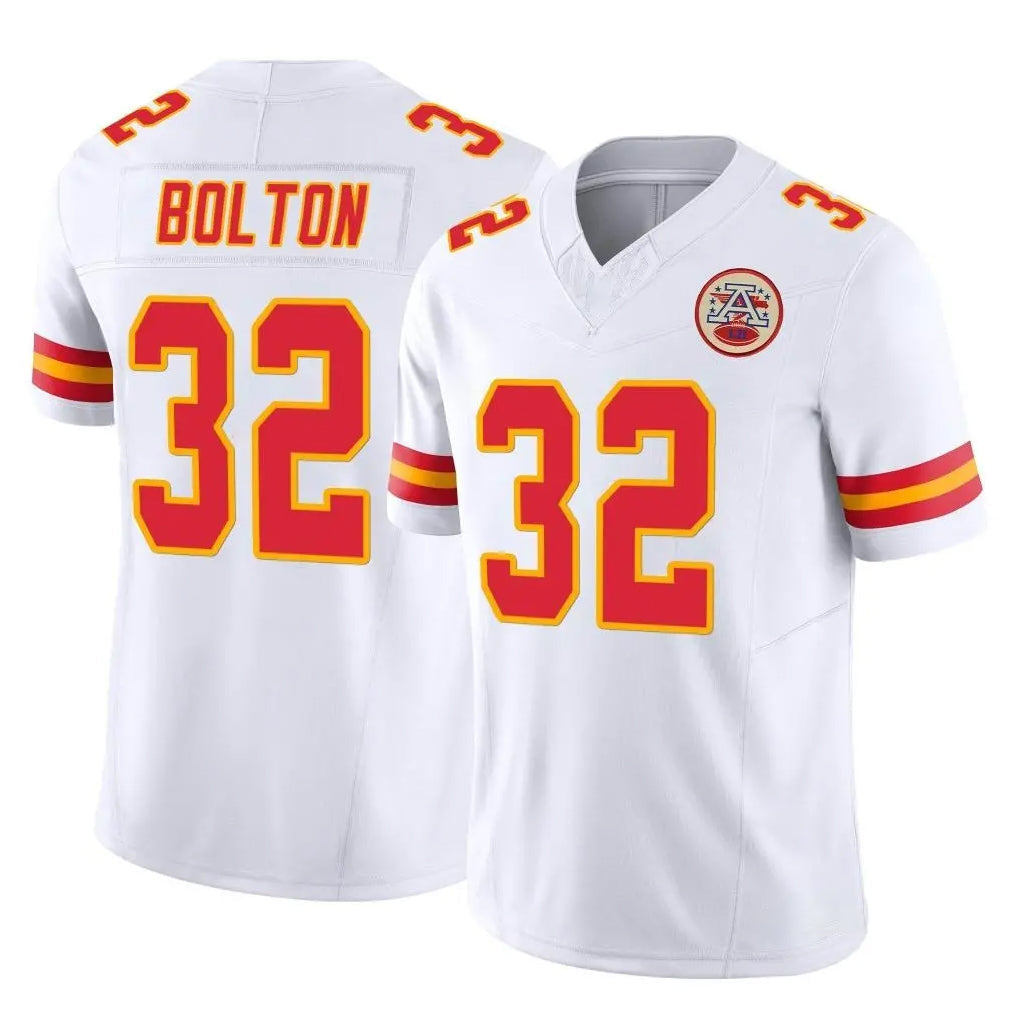 Cooneas KC.Chiefs #32 Nick Bolton Player White Limited Vapor F.U.S.E. Home Game Stitched Jerseys
