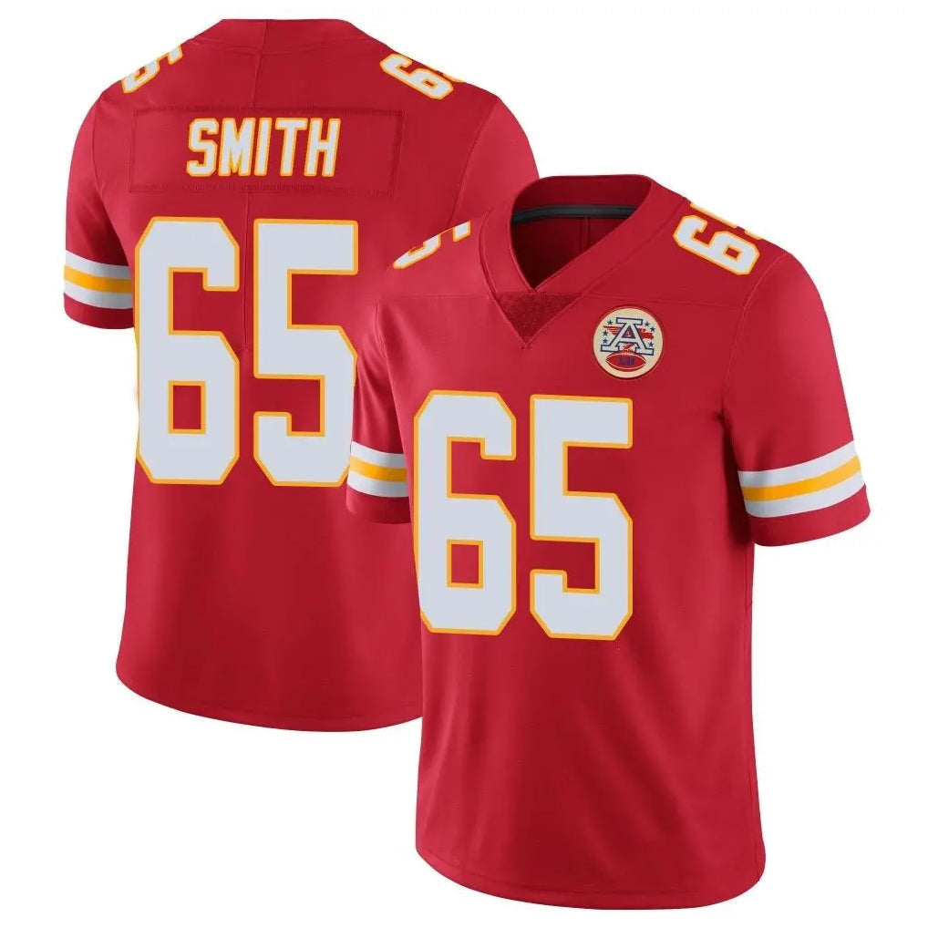 Cooneas KC.Chiefs #65 Trey Smithy Player Red Limited Vapor Untouchable Home Game Stitched Jerseys