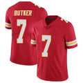Cooneas KC.Chiefs #7 Harrison Butker Player Red Vapor Limited Stitched Jerseys