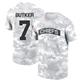 Cooneas KC.Chiefs #7 Harrison Butker Player Salute to Service Hoodies & T-Shirts Stitched Jerseys