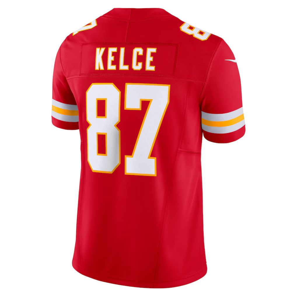 Cooneas KC.Chiefs #87 Travis Kelce Red Vapor F.U.S.E. Limited Stitched Jerseys