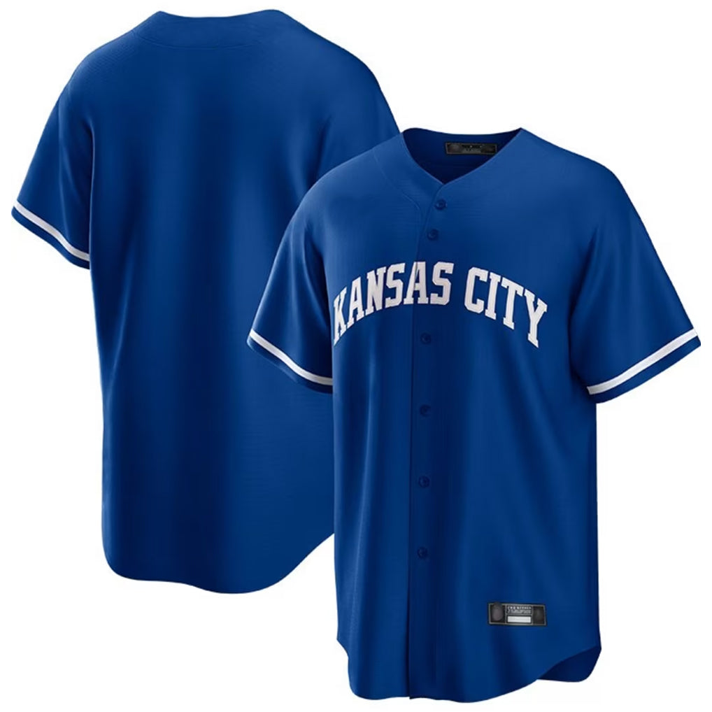 Cooneas KC.Royals Royal Game Home Blank Player Stitched Jerseys