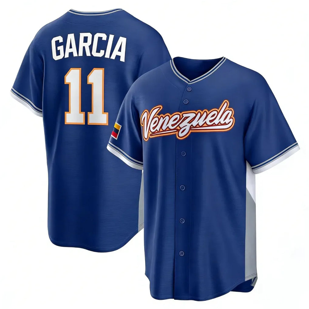Cooneas KC.Royals #11 Maikel Garcia Player Navy 2026 World Classic Home Stitched Jerseys