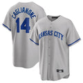 Cooneas KC.Royals #14 Jac Caglianone Player Gray Game Home Stitched Jerseys