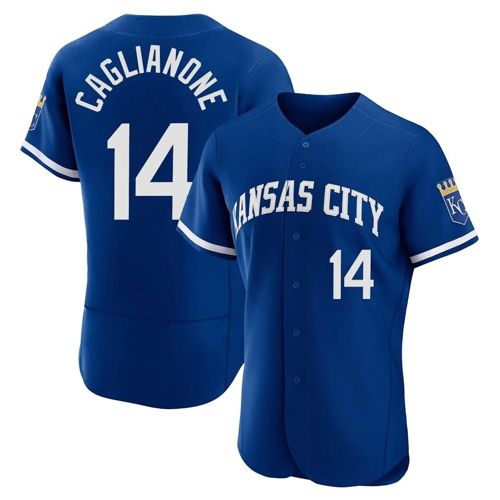 Cooneas KC.Royals #14 Jac Caglianone Player Royal City Connect Limited Elite Home Game Stitched Jerseys