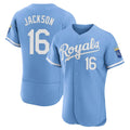 Cooneas KC.Royals #16 Bo Jackson Player Light Blue Alt Limited Elite Home Stitched Jerseys