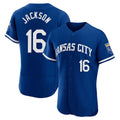 Cooneas KC.Royals #16 Bo Jackson Player Royal City Connect Limited Elite Home Game Stitched Jerseys