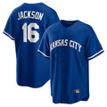 Cooneas KC.Royals #16 Bo Jackson Player Royal Game Home Stitched Jerseys