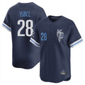 Cooneas KC.Royals #28 Kyle Isbel Player Navy City Connect Limited Home Stitched Jerseys