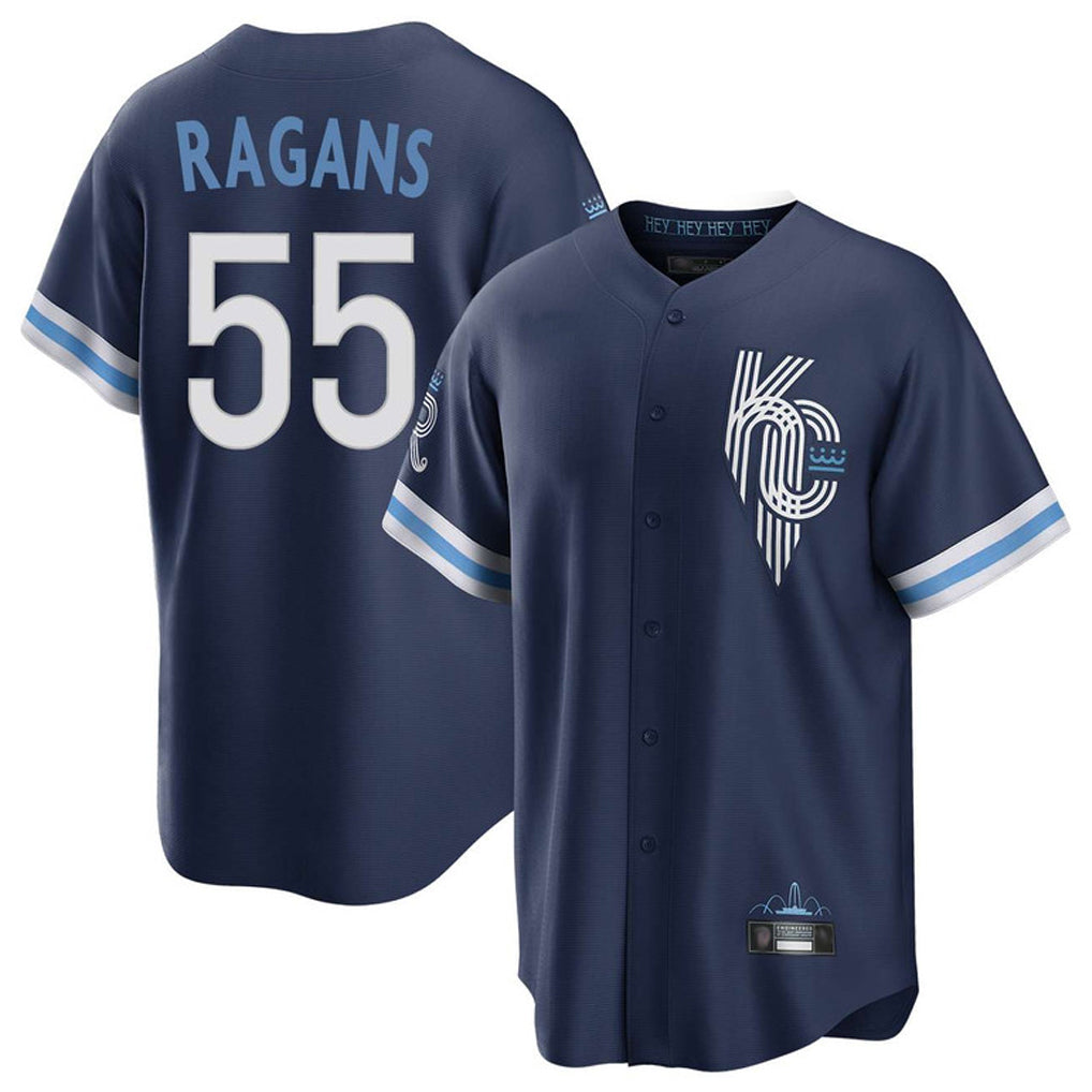 Cooneas KC.Royals #55 Cole Ragans Player Navy City Connect Home Game Stitched Jerseys