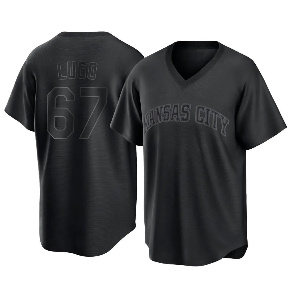 Cooneas KC.Royals #67 Seth Lugo Player Black Fashion Game Stitched Jerseys